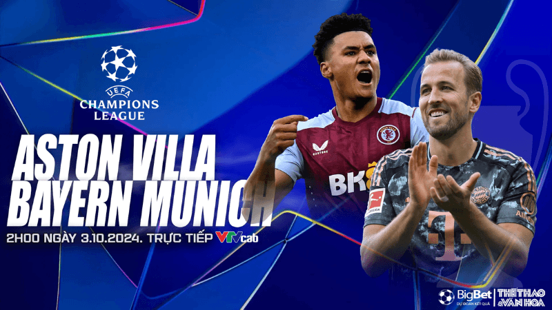 Aston Villa vs Bayern Munich Cúp C1 Châu Âu