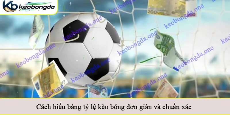 Cách hiểu bảng tỷ lệ kèo bóng đơn giản và chuẩn xác